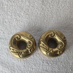 Vintage Brass Feng Shui Chime Balls / Harmony Set